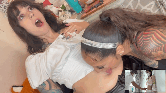 Belly button play and navel play with cute 18+ girl #308